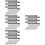 48 Pcs Quilting Ruler Measurement Sewing Gauge For Beginner Knitting 7