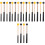 10 Pairs Tongue Drum Drumsticks Percussion Mallets Marimba Mallets 6