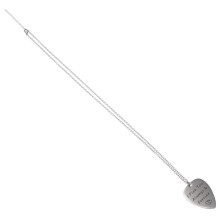 Stainless Steel Guitar Pick Necklace Bass Pick Necklace Pendant