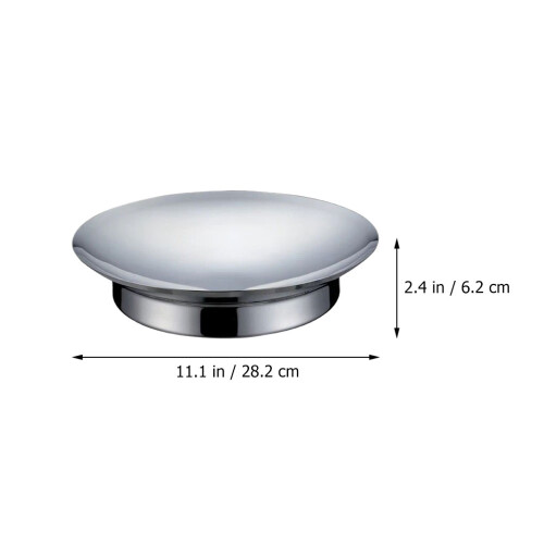 1 -platte, verstärkte lebensmittelschale (silber) 1