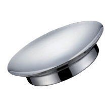 1 -platte, verstärkte lebensmittelschale (silber)