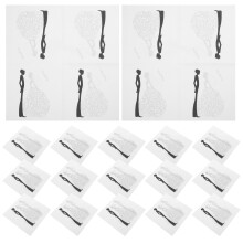 100 bedruckte papierservietten für hochzeit und party