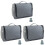 3Pcs Curling Iron Organizer Bag For Styling Tools Storage 2