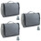 3Pcs Curling Iron Organizer Bag For Styling Tools Storage 7