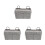 3Pcs Oxford Cloth Hanging Pouch Multipurpose Bedside Storage Bag 5