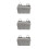 3Pcs Oxford Cloth Hanging Pouch Multipurpose Bedside Storage Bag 4