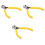 3Pcs Yellow Steel Beekeeping Wire Pliers Flat Hive Tool 3