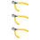 3Pcs Yellow Steel Beekeeping Wire Pliers Flat Hive Tool 7