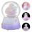 Multi Mermaid Snow Globe Lighted Musical Desktop Decoration Gift 4