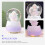 Multi Mermaid Snow Globe Lighted Musical Desktop Decoration Gift 11
