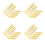 24 Pcs Incense Tongs With Engraved Handle For Aromatherapy Burner 5