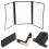 1 transparente pvc menüabdeckung, langlebiger loseblattordner 2