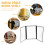 1 transparente pvc menüabdeckung, langlebiger loseblattordner 10