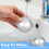 48 Pcs Creative Bath Salt Molds Semicircular Ball Aluminium Alloy 8