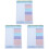 3Pcs Practical Planner Notepad Tear-Off Pad For Daily Schedule 4