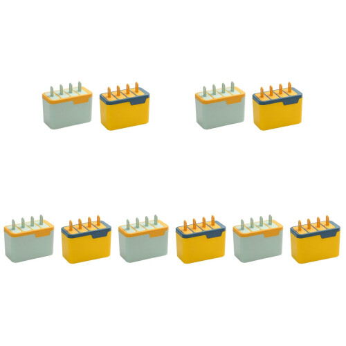 10 Pcs Plastic Ice Cream Molds And Popsicle Making Tools For Home 1