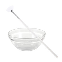 12 Pcs Facial Mask Brush With Bowl For Diy Mud Application