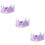 3Pièces Violet Suspendu Pour Hamsters Ecureuils Doux 9