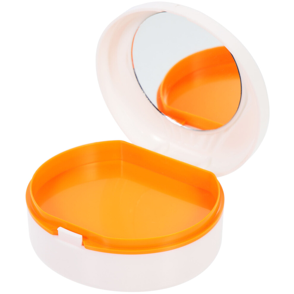 Solustre 3Pcs Portable Brace Retainer Box Dustproof Orthodontic Case