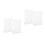 4 Pcs Clear A6 T Shape Flyer Holder For Office Restaurant Home 5