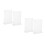 4 Pcs Clear A6 T Shape Flyer Holder For Office Restaurant Home 4
