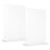 4 Pcs Clear A6 T Shape Flyer Holder For Office Restaurant Home 3
