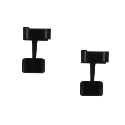 2 Pcs Universal Car Rearview Mirror Phone Holder For Navigation Black 2