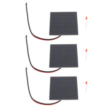 3 Set 1W Solar Panels Monocrystalline High Efficiency DIY Kit