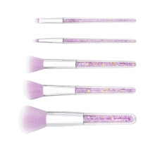 5 make-up- set für flüssig-foundation, puder, augenbrauen