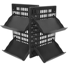 2 Sets Wall Mounted Bathroom Slipper Rack Shoe Hanging Organizer