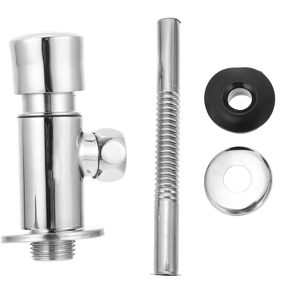 1 Set Copper Urinal Flush Push Valves With Delay Shutoff 012948737375