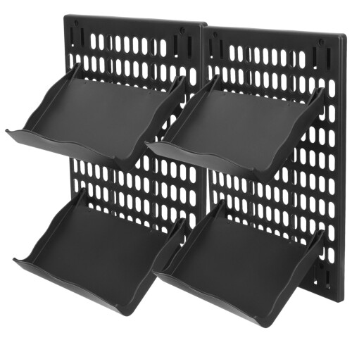 2 Sets Wall Mounted Bathroom Slipper Rack Shoe Hanging Organizer 1