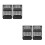 2 Sets Wall Mounted Bathroom Slipper Rack Shoe Hanging Organizer 4