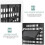 2 Sets Wall Mounted Bathroom Slipper Rack Shoe Hanging Organizer 11