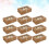 10 kraftpapier cupcake-boxen, 6 hohlräume, für 5