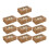 10 kraftpapier cupcake-boxen, 6 hohlräume, für 1
