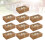 10 kraftpapier cupcake-boxen, 6 hohlräume, für 6