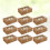 10 kraftpapier cupcake-boxen, 6 hohlräume, für 7