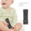 Baby Silicone Teether in Remote Control Style with Various Buttons Black 4