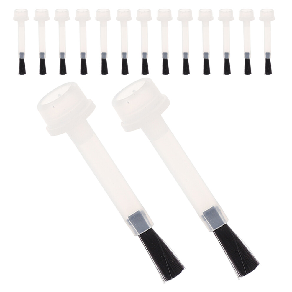 Solustre 400 Pcs Nail Art Replacement Applicators Brush For Manicure Tools