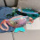 fischschwanz damen handytasche grün multifunktions hüft- brusttasche 3