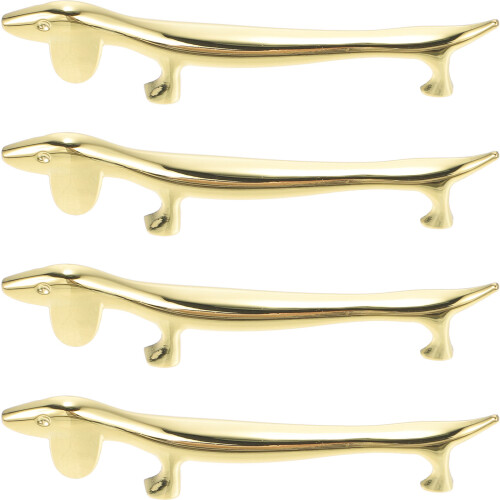 16 Pcs Stainless Steel Dog Shaped Chopstick Rests