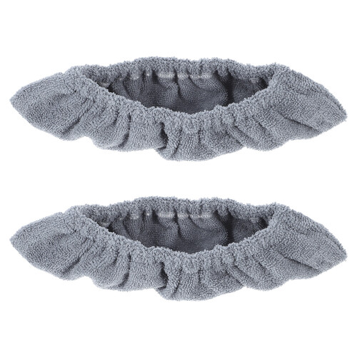 5 Pairs Adjustable Elastic Long Plush Ice Skate Covers 2