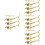 16 Pcs Stainless Steel Dog Shaped Chopstick Rests 8