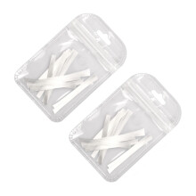 2 Taschen Nagelverlängerungs-Faserpapierband Für Frauen Weiß