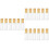 18Pcs White Small Glass Perfume Spray Bottles Travel Storage 6