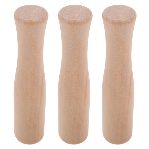 12 Pcs Wooden Pestle For Grinding Garlic Nut Spice Kitchen Tool Set