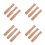 12 Pcs Wooden Pestle For Grinding Garlic Nut Spice Kitchen Tool Set 5