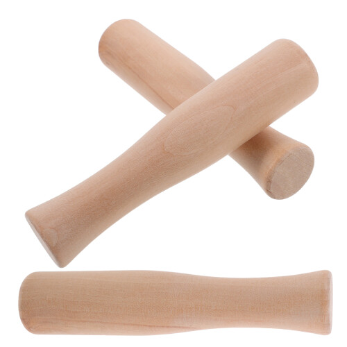 12 Pcs Wooden Pestle For Grinding Garlic Nut Spice Kitchen Tool Set 1