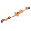1Pc Bright Yellow Pet Collar Bowknot Bell Decorative Cloth Collar 1